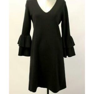 Sweater Dress with 3/4 Bell Sleeves